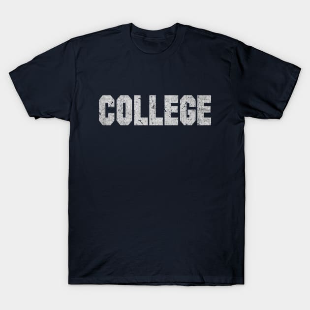 Animal House College Vintage T-Shirt by RASRAP